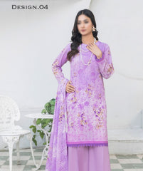 Fantak Silsila Printed Lawn-D04