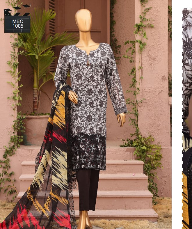 HZ Meenakari Emb Cotton-D04
