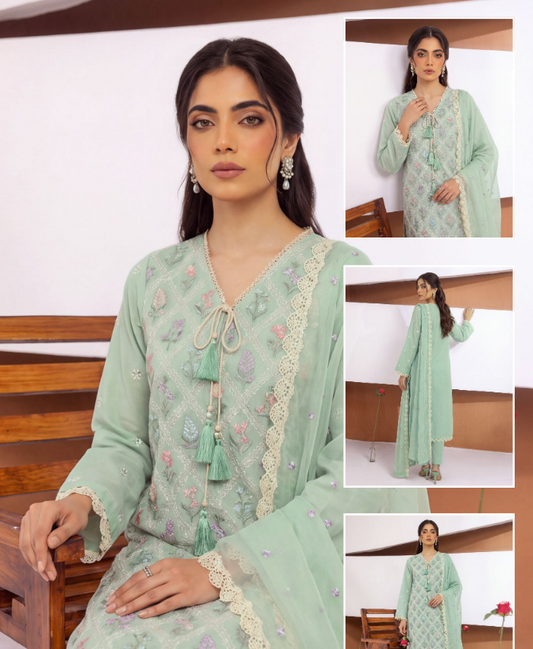 Soghat Nysa Chikankari Cambric-D04