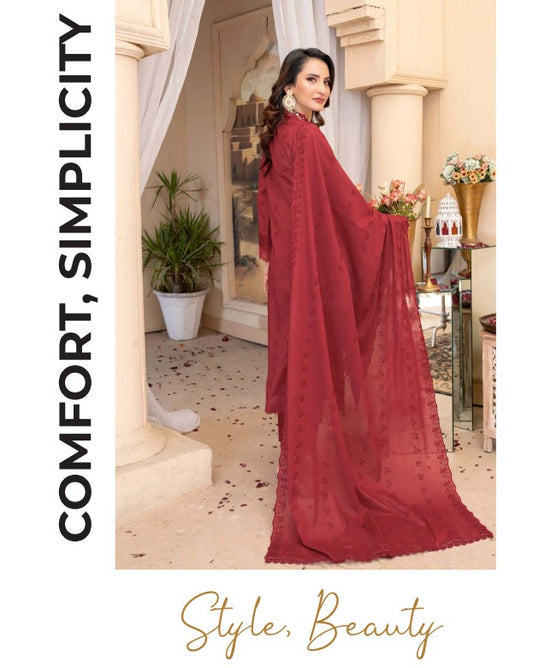 Aalaya Breeze Embroidered Lawn-D04