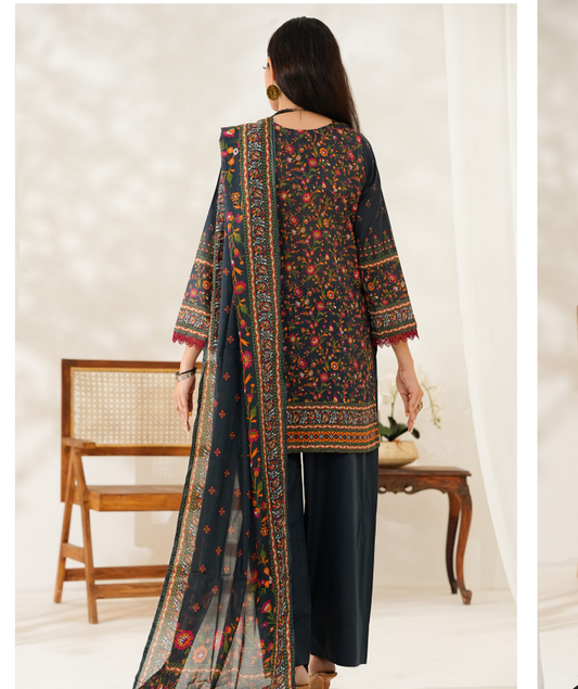 Aizal Ready To Wear 03Pcs Lawn-D642