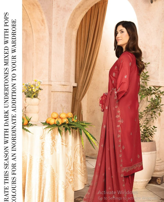 Abisha Shok Aday Emb Lawn-D04