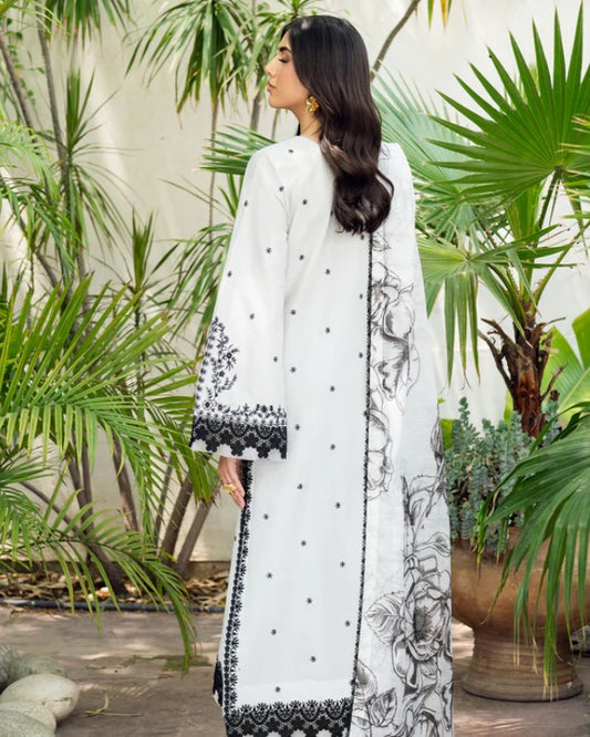 Zarif Nurah Textured Lawn-D05