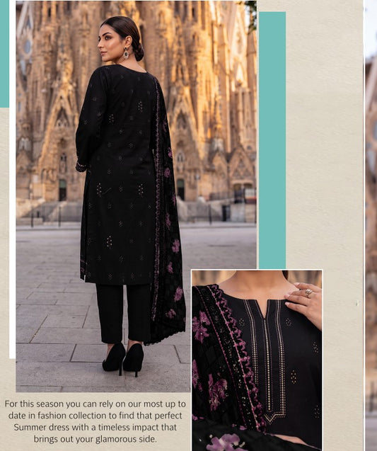 Minha Emb Jacquard Cotton-D04