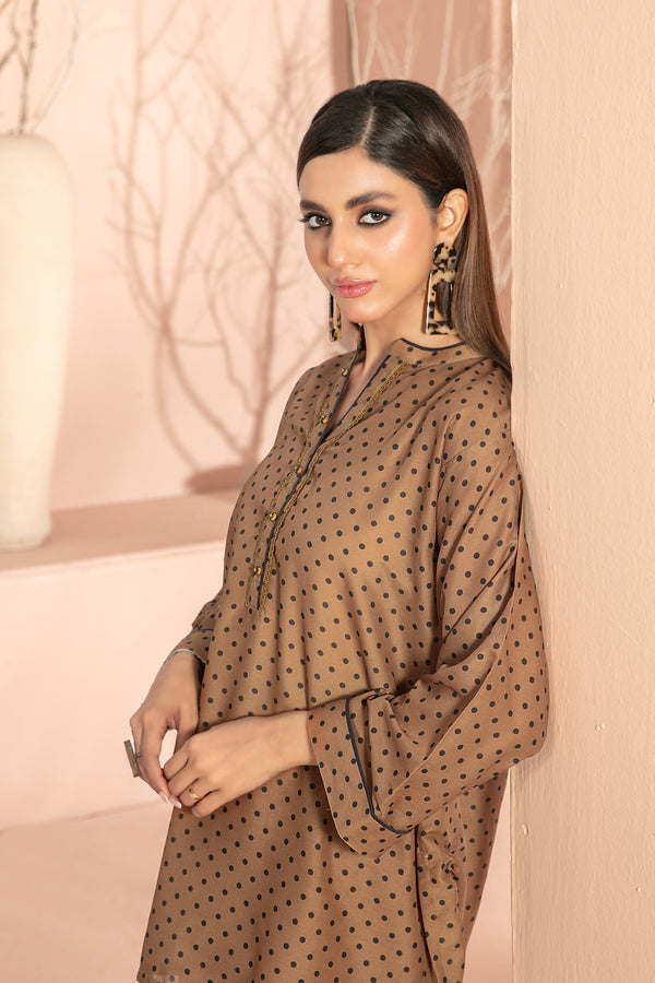02Pcs Stitched With Khussa