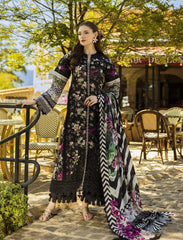 Elaf Print Chikankari Lawn-ELK-05A