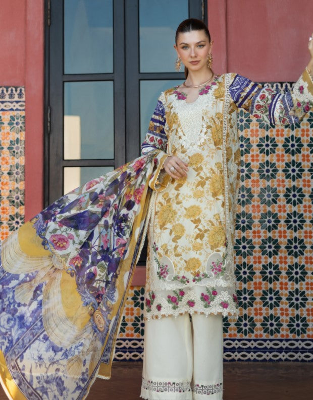 Elaf Signature Emb Lawn-D05A