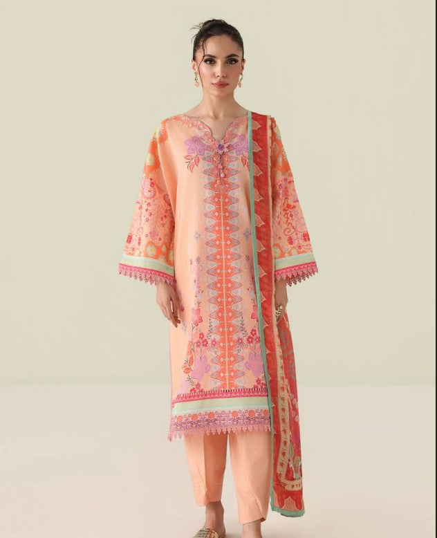 Roheenaz Rosette Lawn-D05B