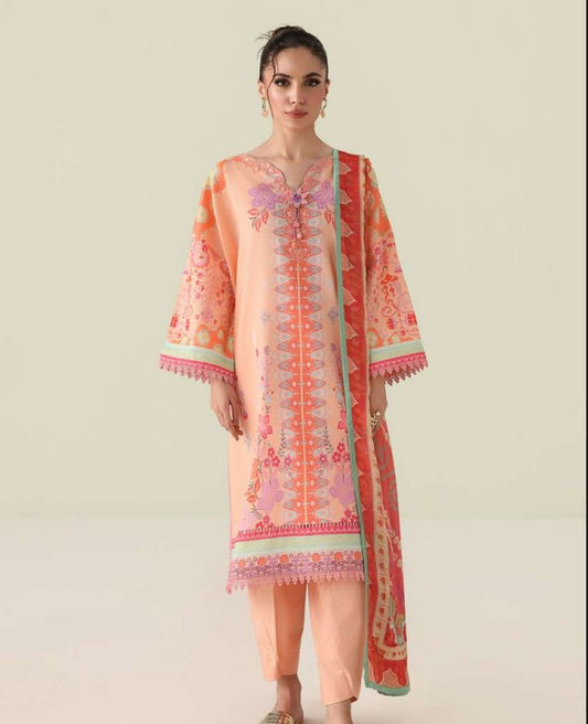 Roheenaz Rosette Lawn-D05B