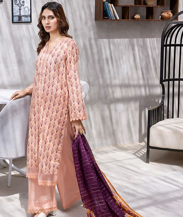 Regalia Stitched Jacquard Cambric-D05