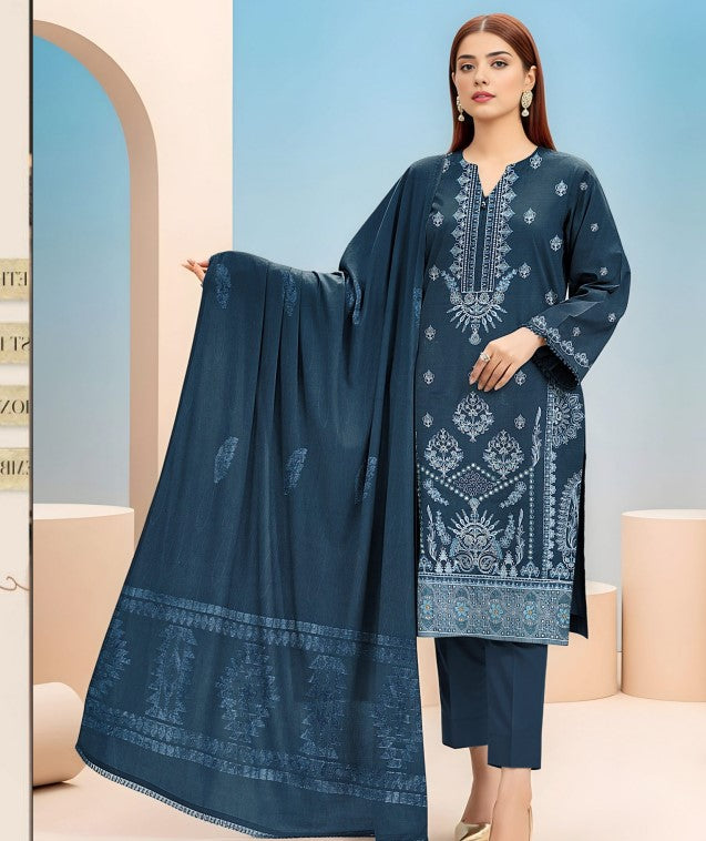 Moin Fabrics Ayat Emb Dhanak-D05