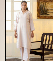 ManahilLakhani Solid Jacquard RTW-D05