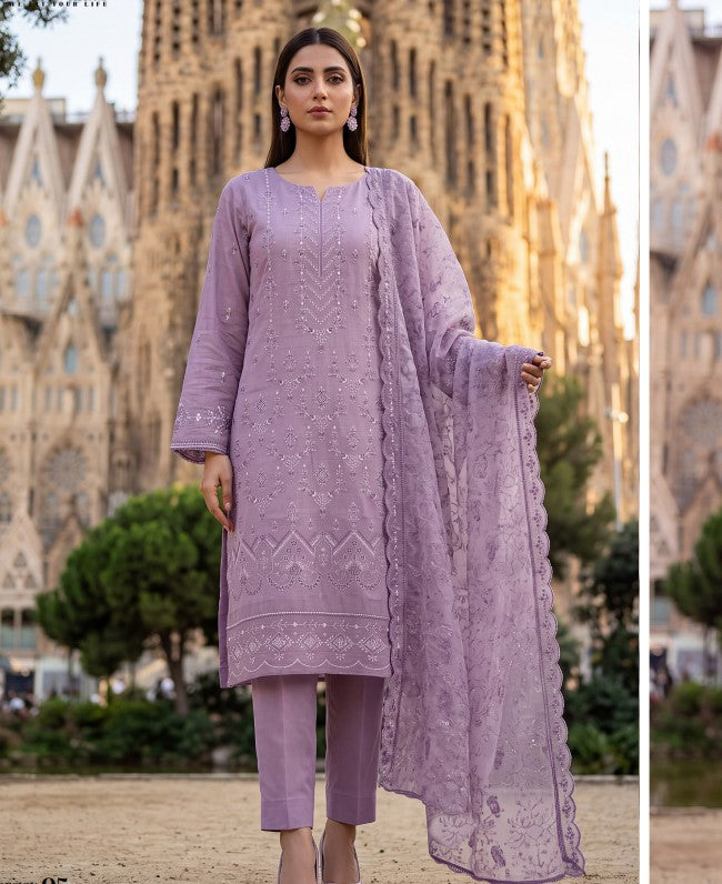 Minha Emb Jacquard Cotton-D05
