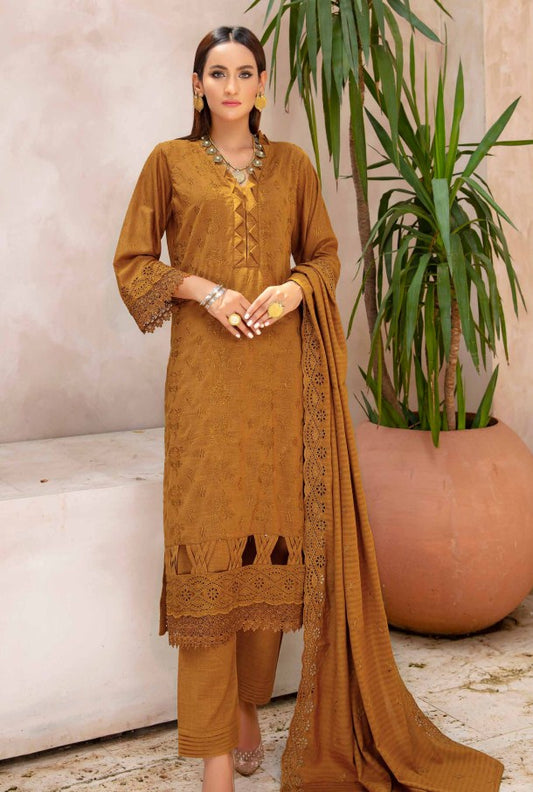 Breeze Emb Peach Slub