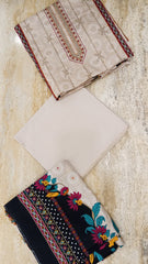 AK Classic Printed Emb Lawn-D05
