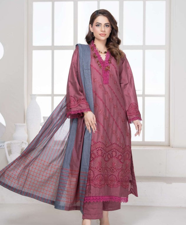 Aalaya Afsaana Emb Lawn-D05