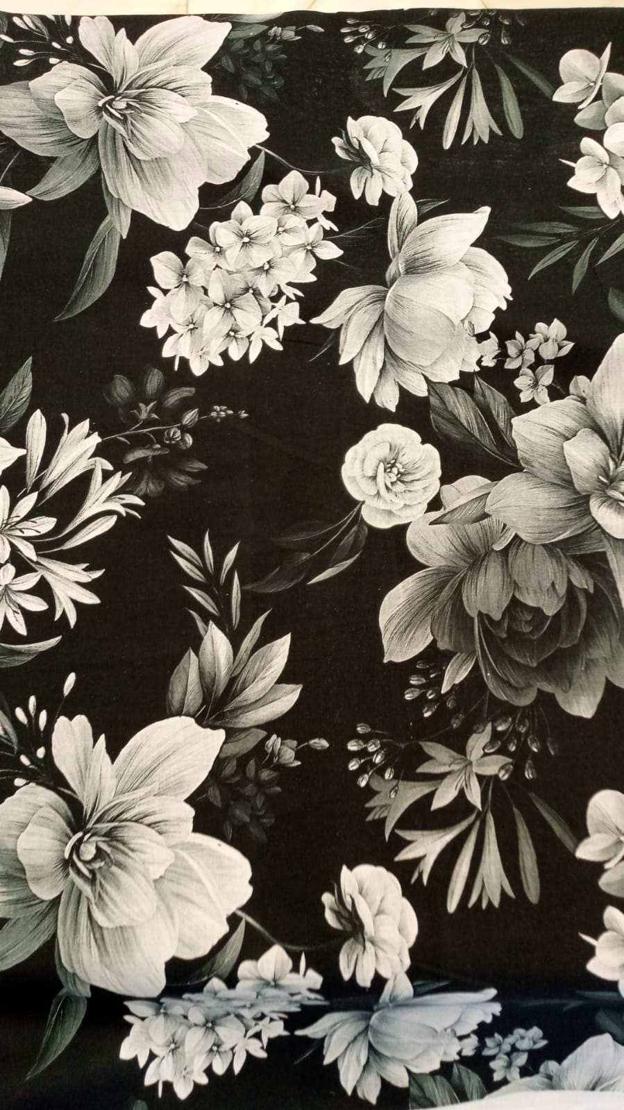 Sahla 02Pcs Printed Black & White-D05