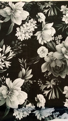 Sahla 02Pcs Printed Black & White-D05