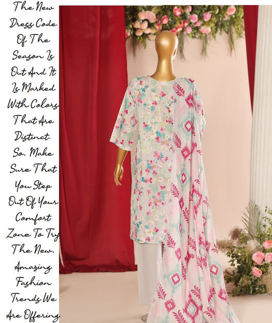 Mi Simply White Emb Lawn-D05