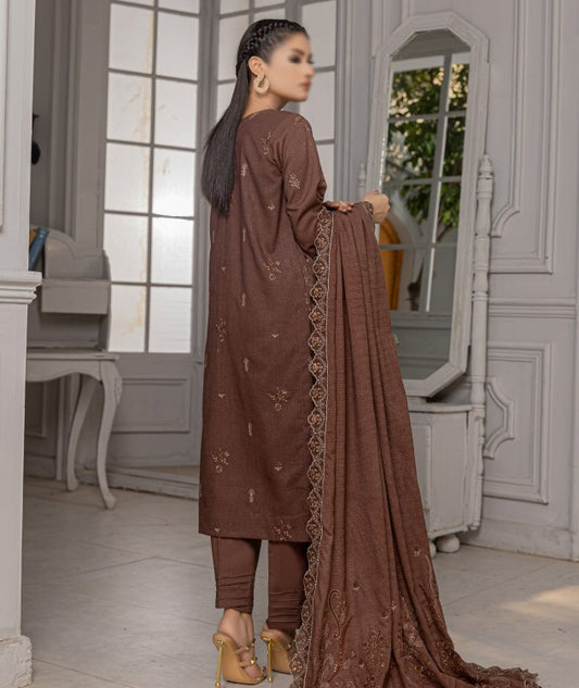 Alara Emb Zari Dhanak -D05