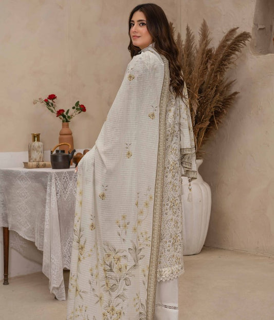 Zara Meer Sweet Florals Lawn-D05