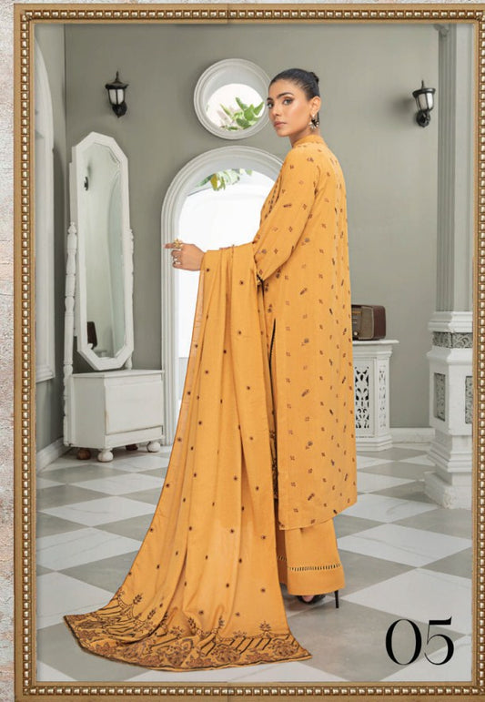 Gul E Naaz Emb Karandi -D05 - Munaf Textile 