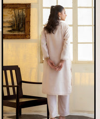 ManahilLakhani Solid Jacquard RTW-D05