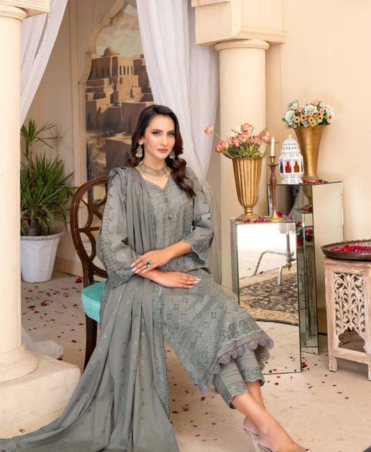 Aalaya Breeze Embroidered Lawn-D05