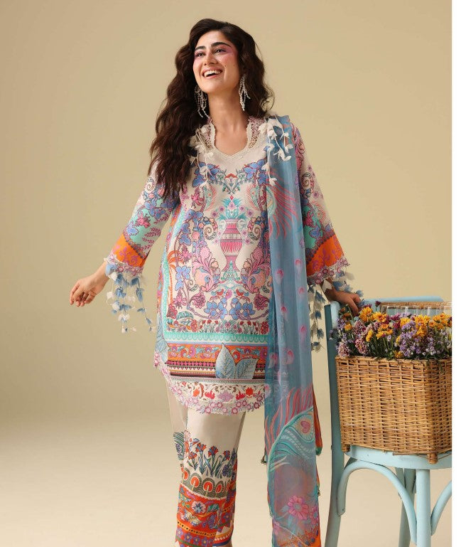 Mushq Soleil Hemline Prints-D05
