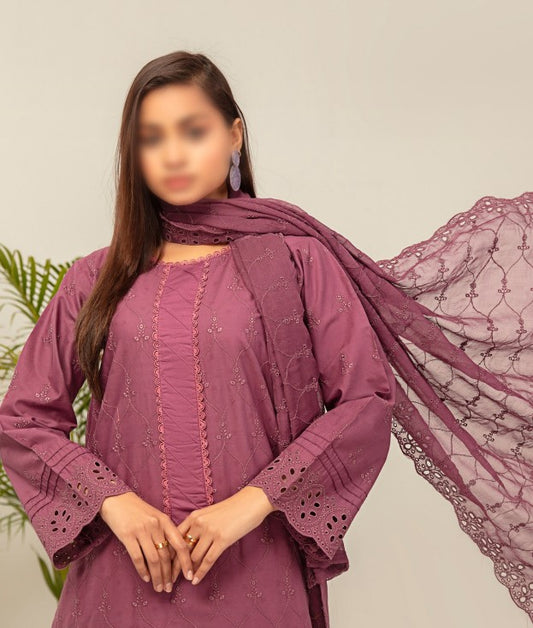 Fantak Chikankari Emb Lawn-D05