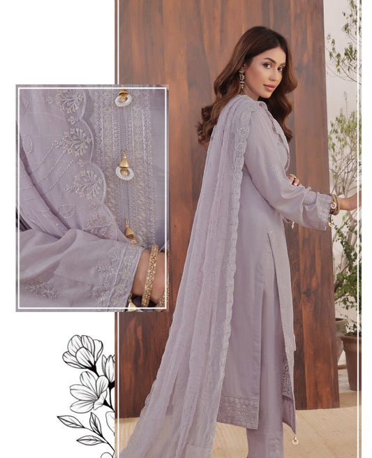 Soghat Emb Chikankari Lawn-D05