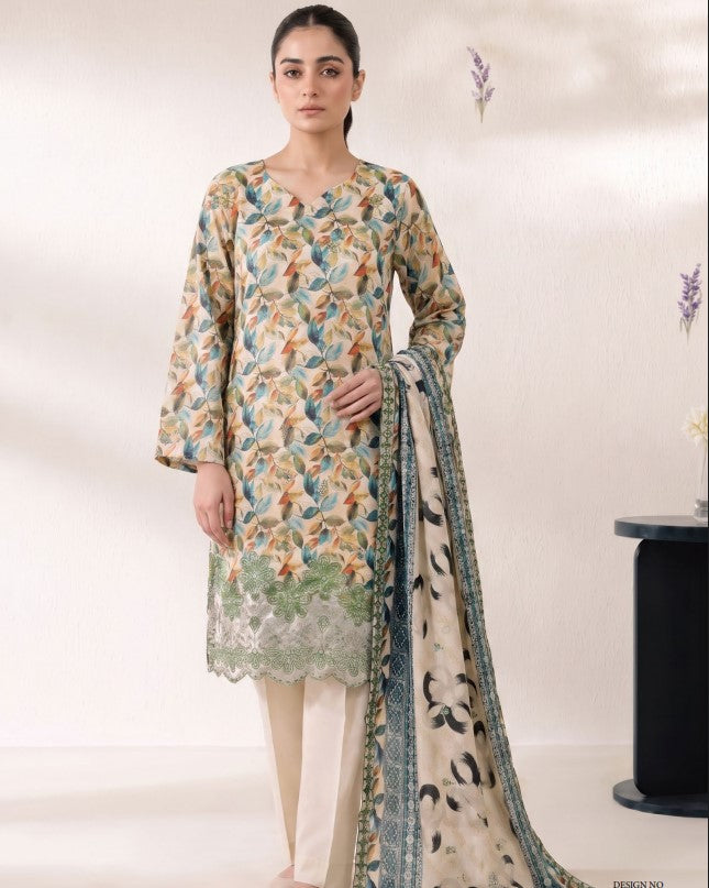 Sumbul Emb Printed Cotton-D06