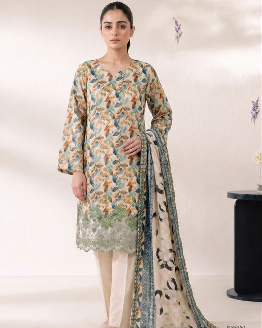 Sumbul Emb Printed Cotton-D06