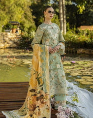 Elaf Print Chikankari Lawn-ELK-06A