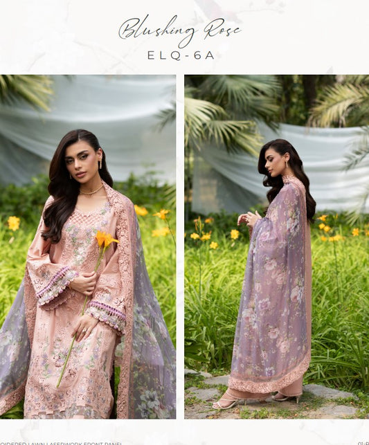 Elaf Luxury Lawn-ELQ-6A