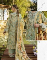 Elaf Print Chikankari Lawn-ELK-06A