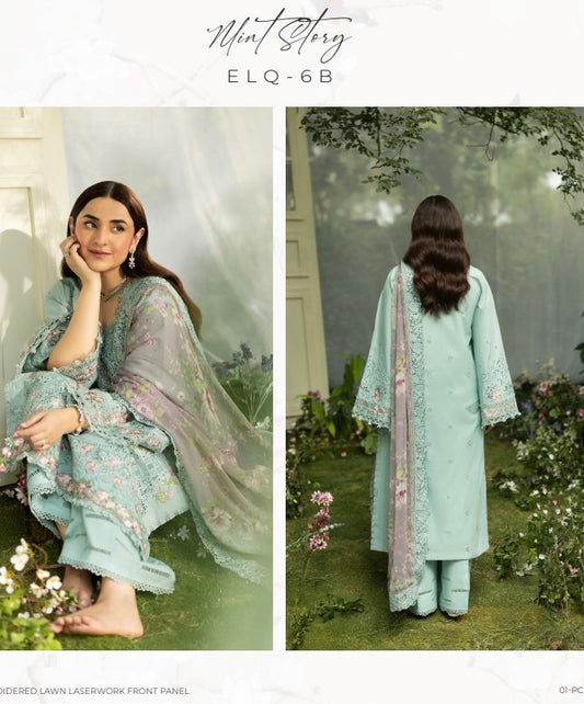 Elaf Luxury Lawn-ELQ-6B
