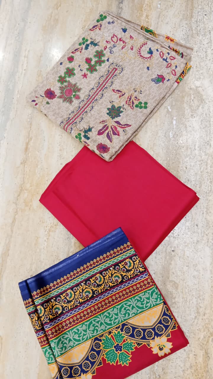 AK Classic Printed Emb Lawn-D06