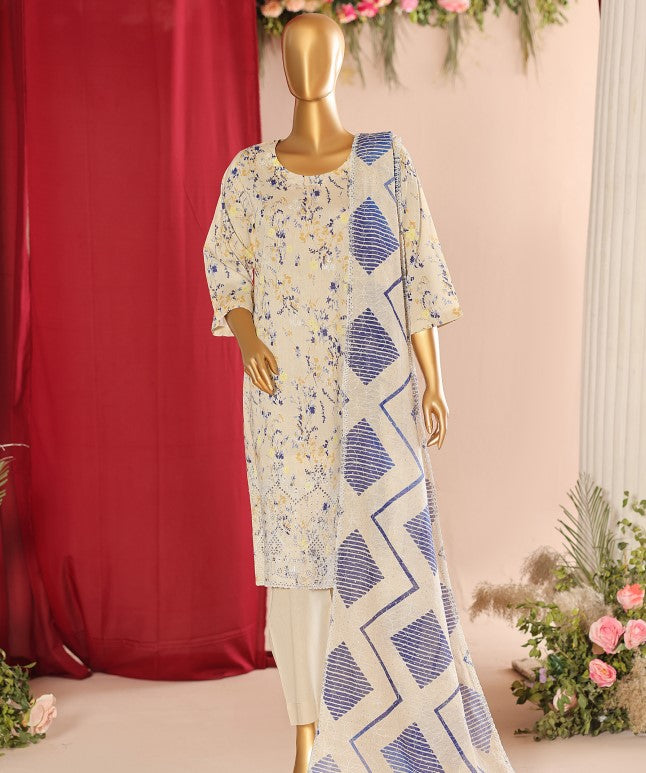 Mi Simply White Emb Lawn-D06