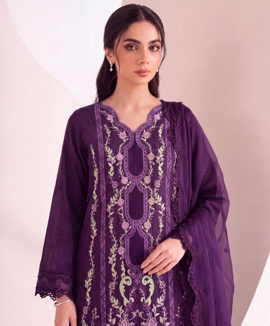Soghat Nysa Chikankari Cambric-D06