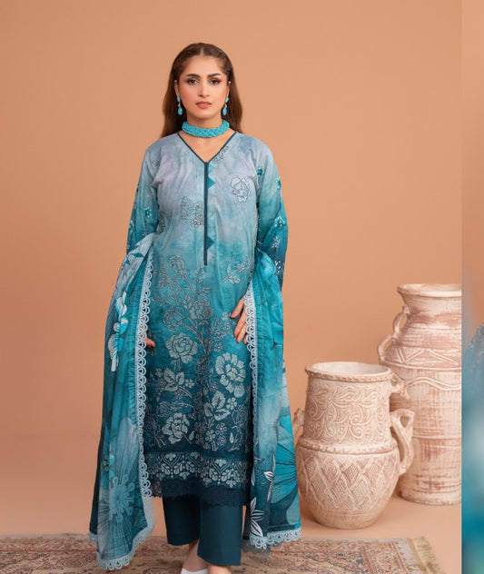 Hadia Rohana Luxury Emb Lawn-D06