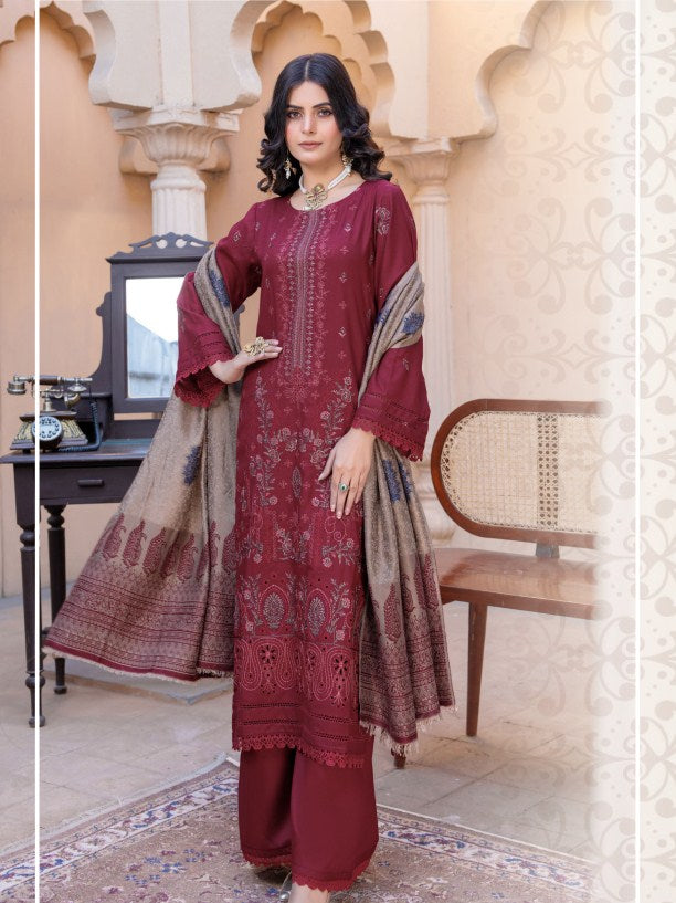 Hadia Emb Dhanak-D06
