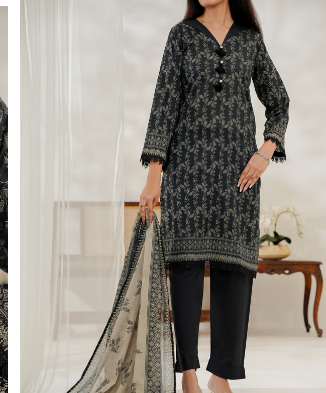 Aizal Ready To Wear 03Pcs Lawn-D643