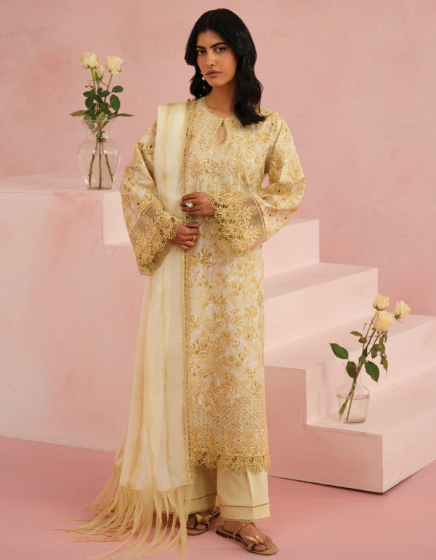 Afrozeh Floral Charm Lawn-D06