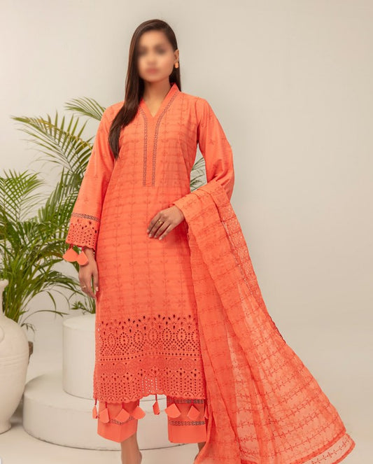 Fantak Chikankari Emb Lawn-D06