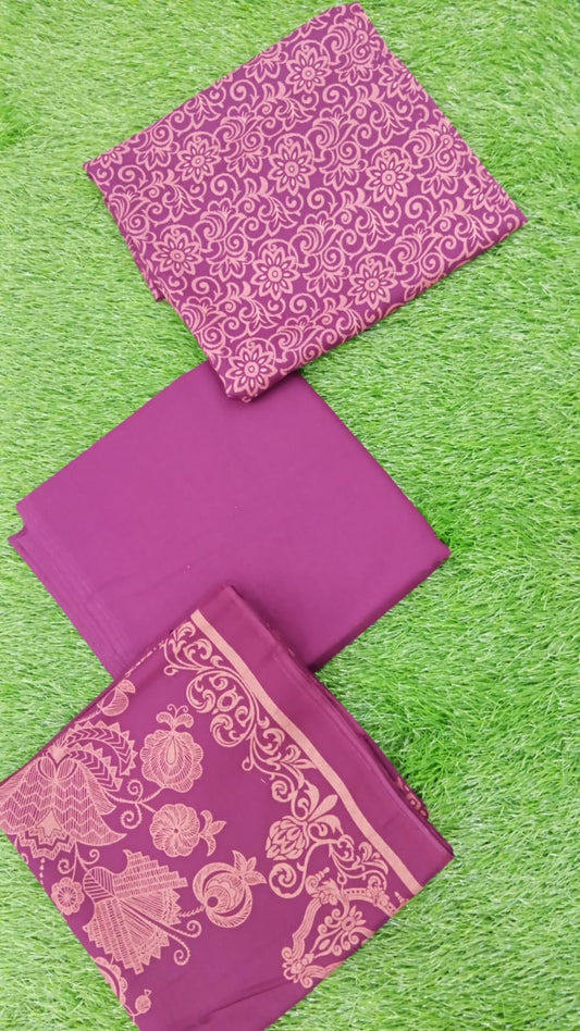 Printed Marina Winter Suit-D06