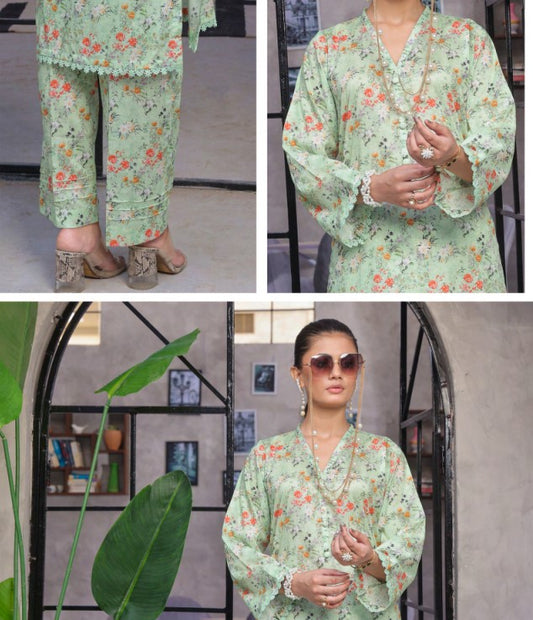 Retro 02pcs RTW Farshi Shalwar Edit-D06