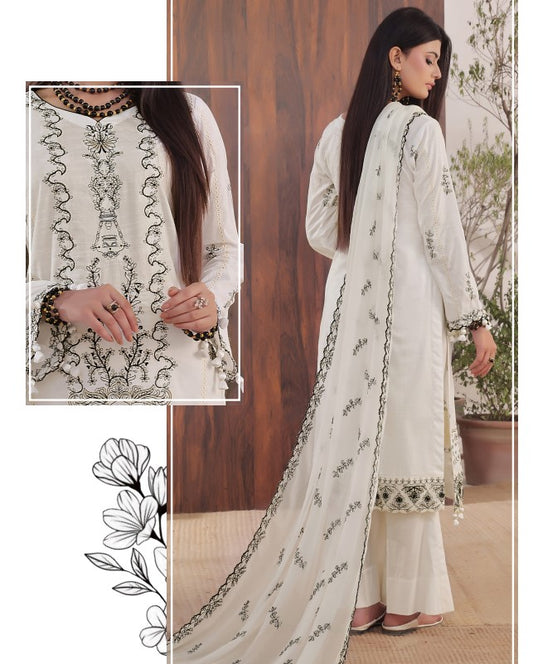Soghat Emb Chikankari Lawn-D06