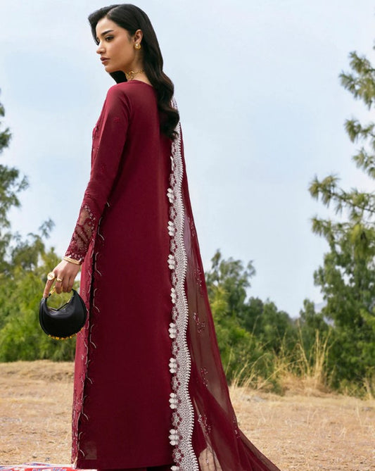 Qalamkar Qlinekari Lawn-DC-06