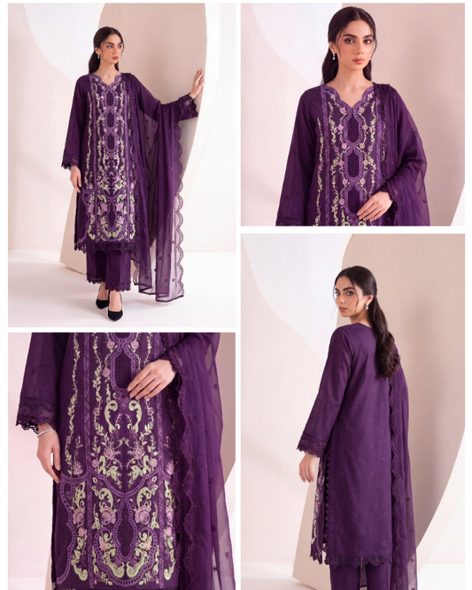 Soghat Nysa Chikankari Cambric-D06